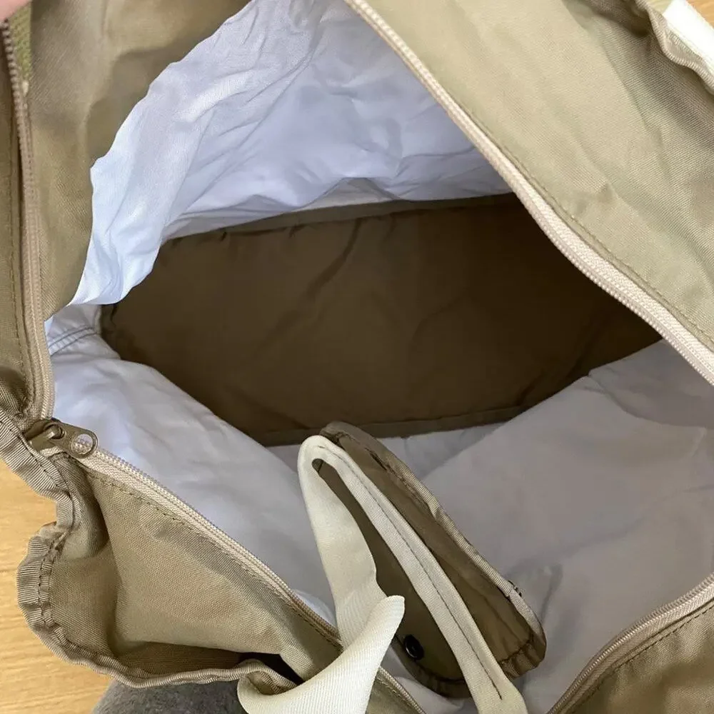 Nike x RM72 Nominated Set of Duffel & Tote Bag in Tan and Cream